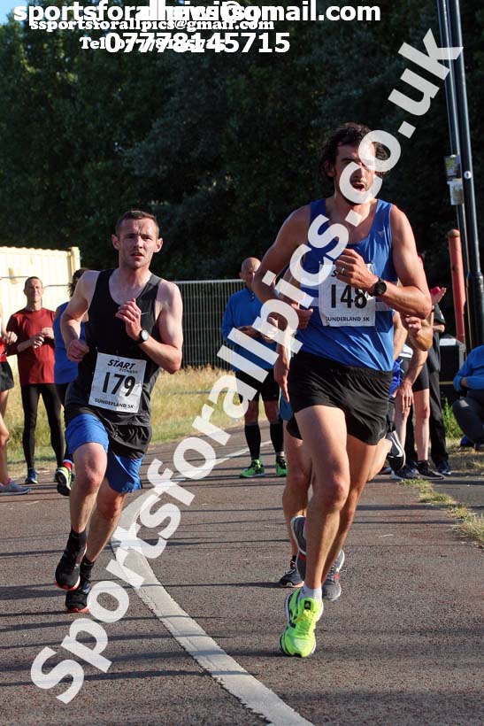 Senior mens 2018 Sunderland 5k Road Race, Silksworth, Sunderland. Photo: David T. Hewitson/Sports for All Pics